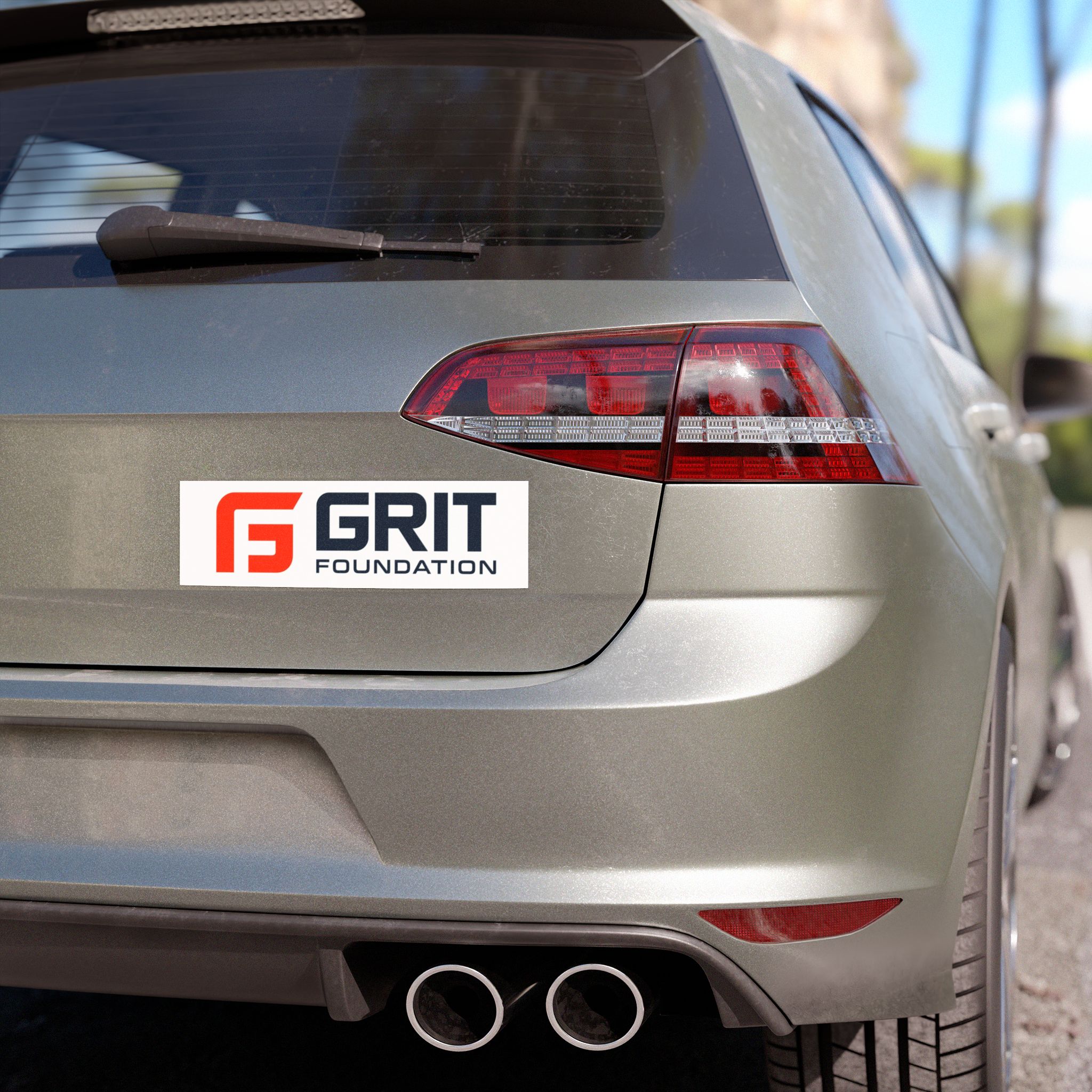 Car Magnet — GRIT Foundation Logo Magnet - Image 3