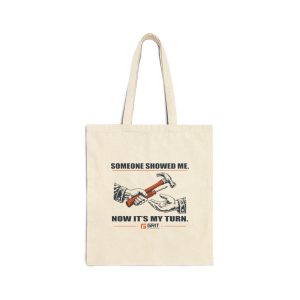GRIT Someone Showed Me — Mentorship Canvas Tote