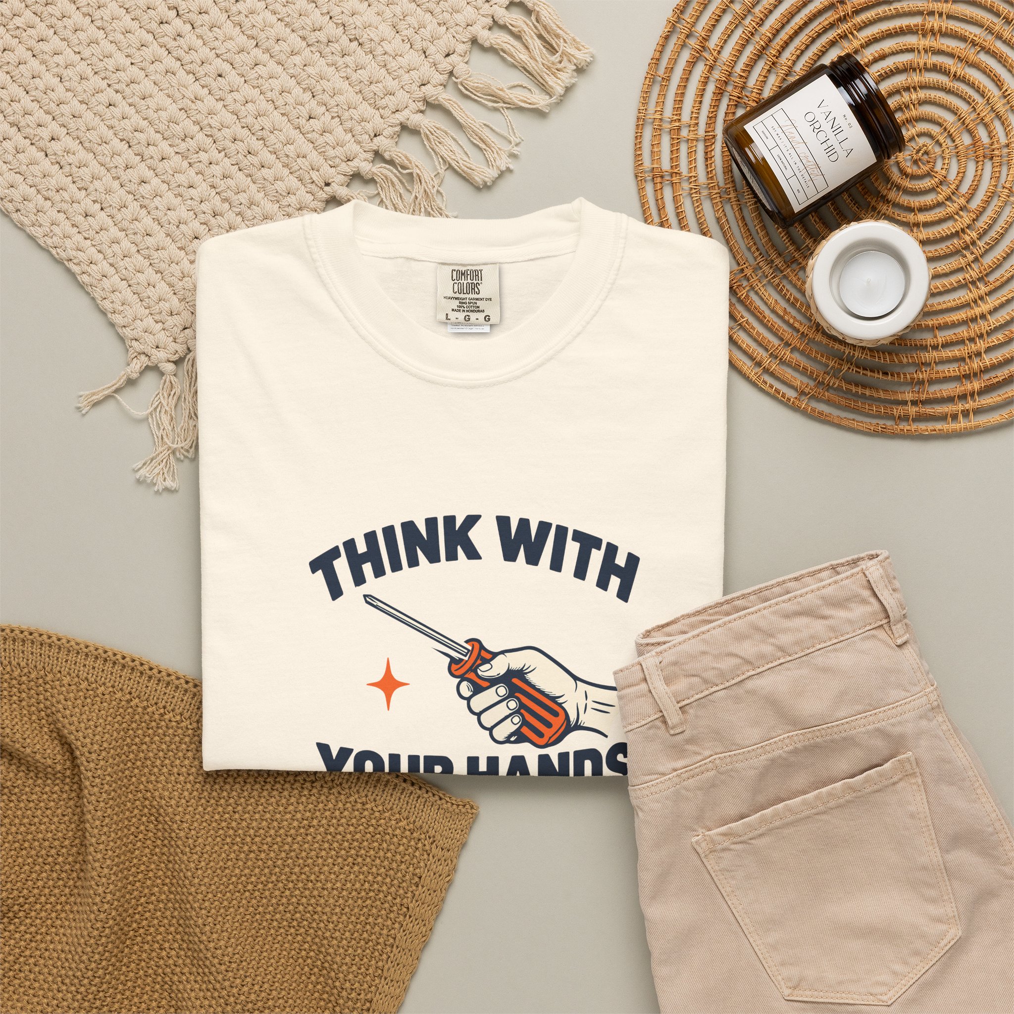 GRIT Think With Your Hands — Phillips Screwdriver Tee - Image 4