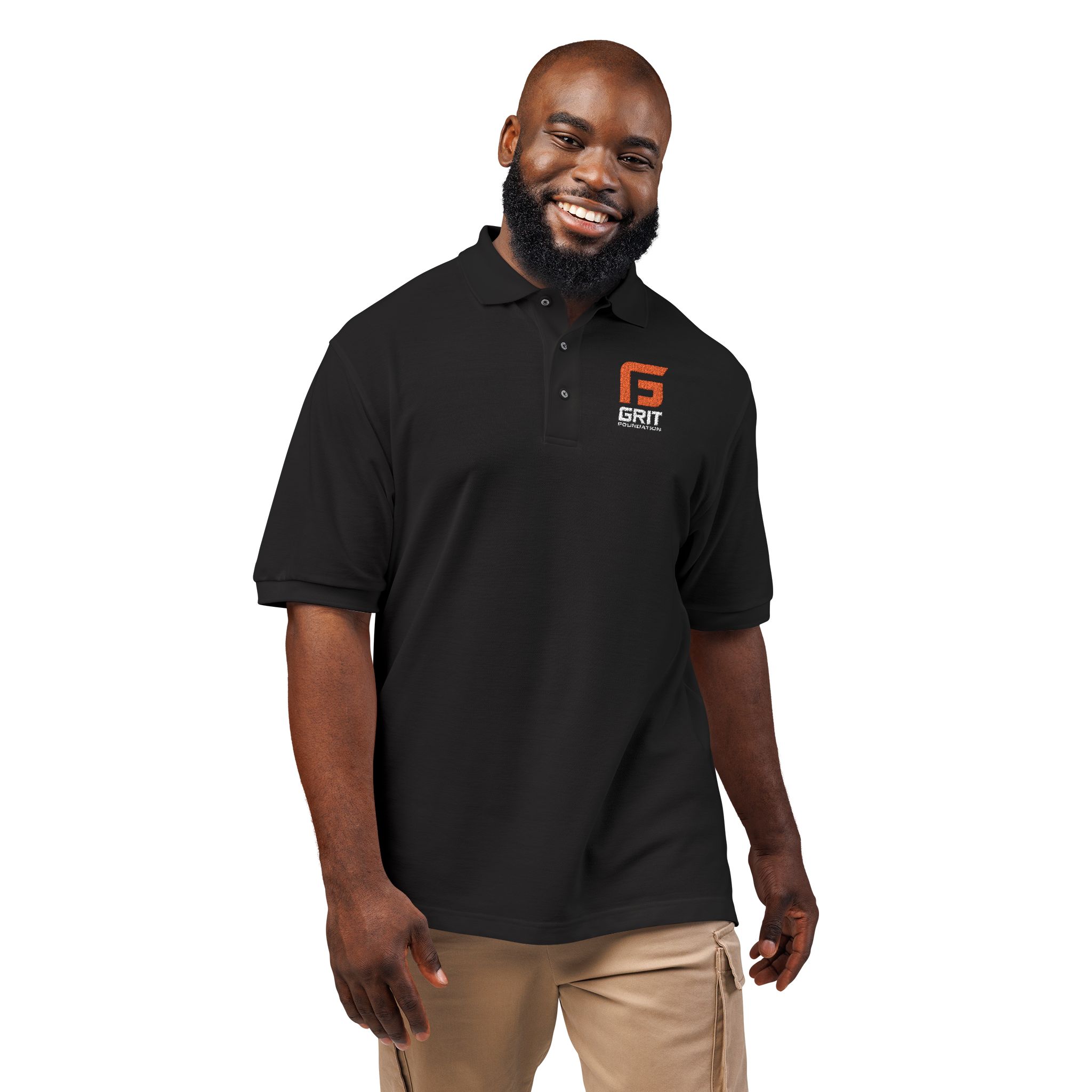 GRIT Foundation Embroidered Polo- Unisex - Image 4