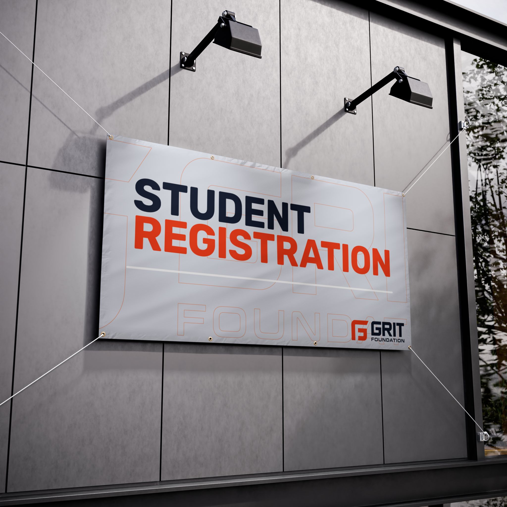 "Student Registration" Vinyl Banner — School Event Directional Sign - Image 6