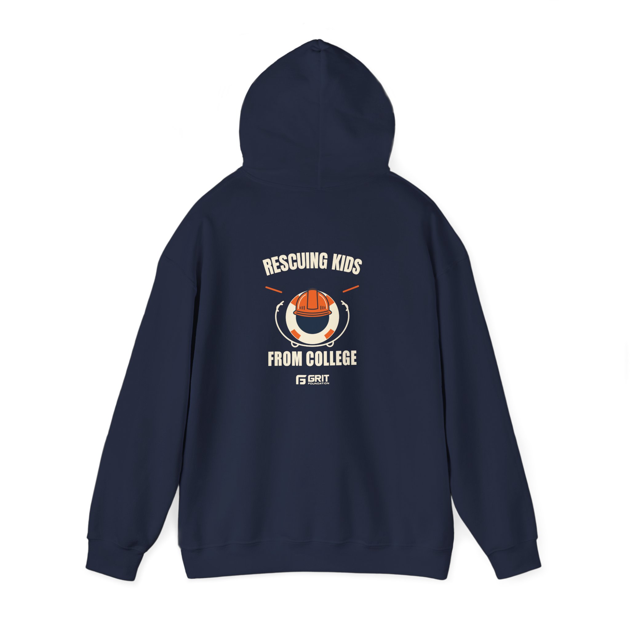 GRIT Rescuing Kids from College — Rescue Badge Hoodie - Image 3