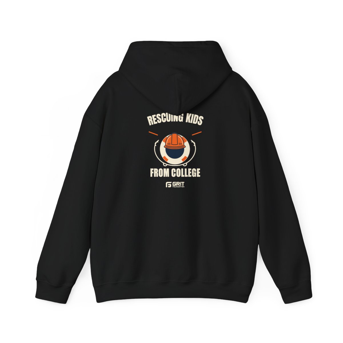 GRIT Rescuing Kids from College — Rescue Badge Hoodie - Image 8
